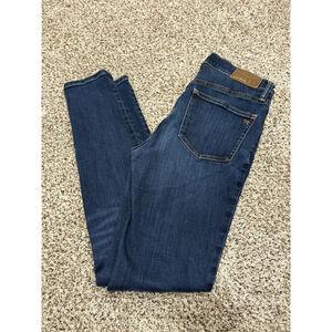 Madewell Women's 9" High Rise Skinny Jeans sz 26 Dark Wash 27.5" Inseam F8990 G1